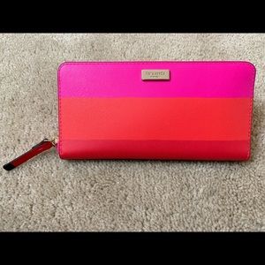 Kate Spade NEDA ZIP around Leather Wallet